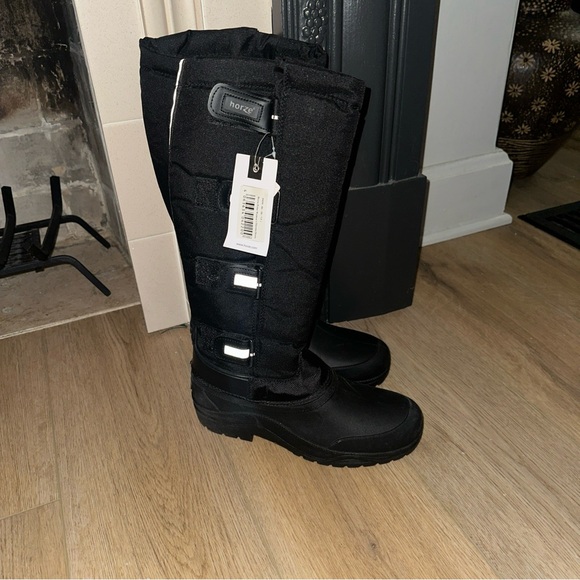 Horze equestrian tall waterproof weatherproof insulated boots - eu 38 - 7-7.5 - Picture 4 of 7